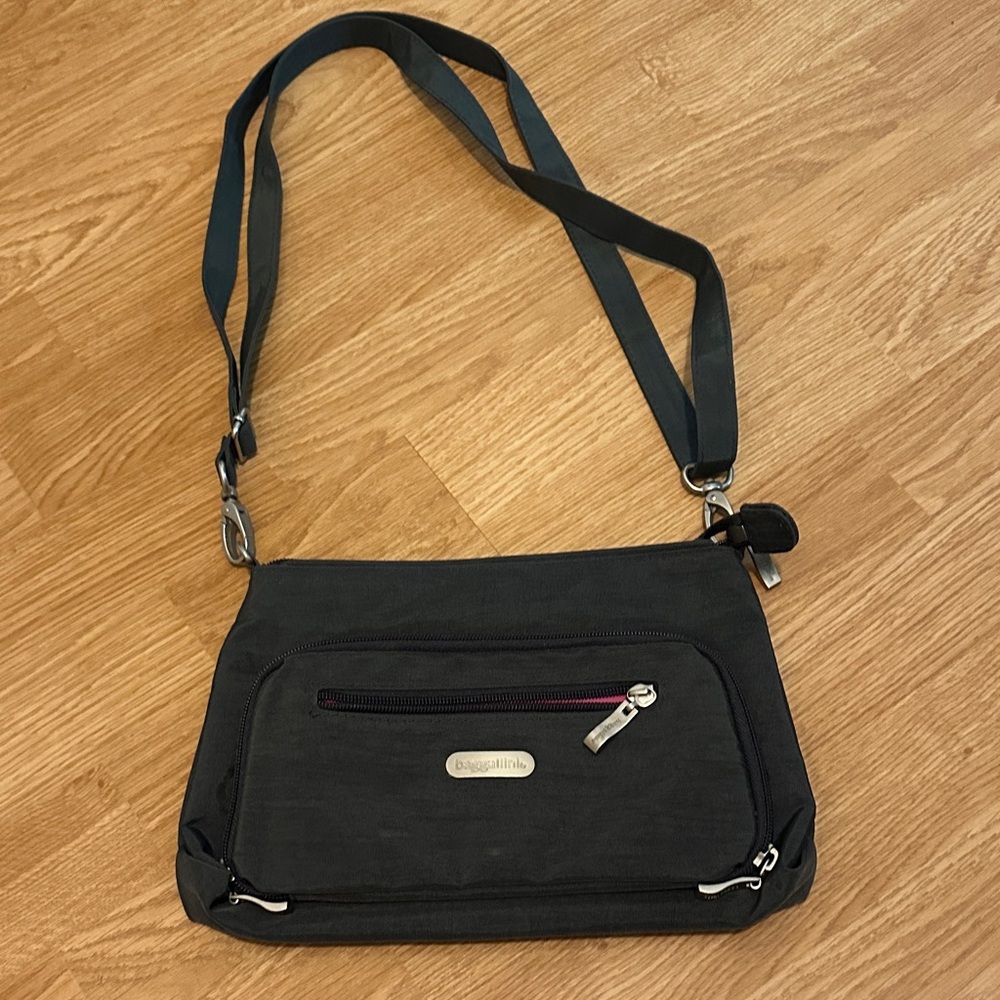 Baggallini Charcoal grey Crossbody Bag